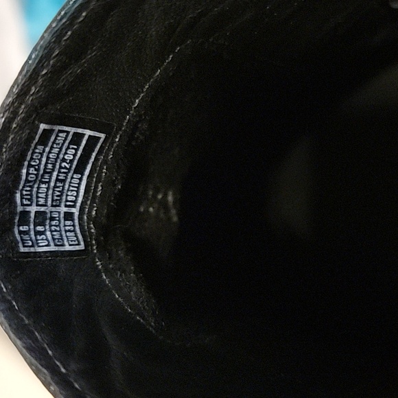 FITFLOP WOMENS SUPERBUCKLE CHELSEA BLACK LEATHER BOOTIES BNIB - Picture 7 of 7